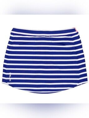 RLX Ralph Lauren 15" Golf Performance Print Aim Cabana Stripe Skort Size L Sport